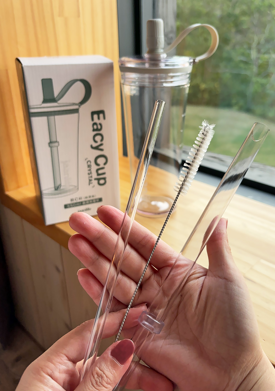 【環保杯推薦】EacyCup超大容量手搖杯&保溫保冰不鏽鋼杯，粗細吸管自由替換超好用！