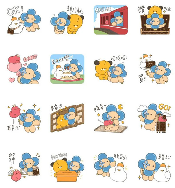 路易威登世界之旅限定貼圖